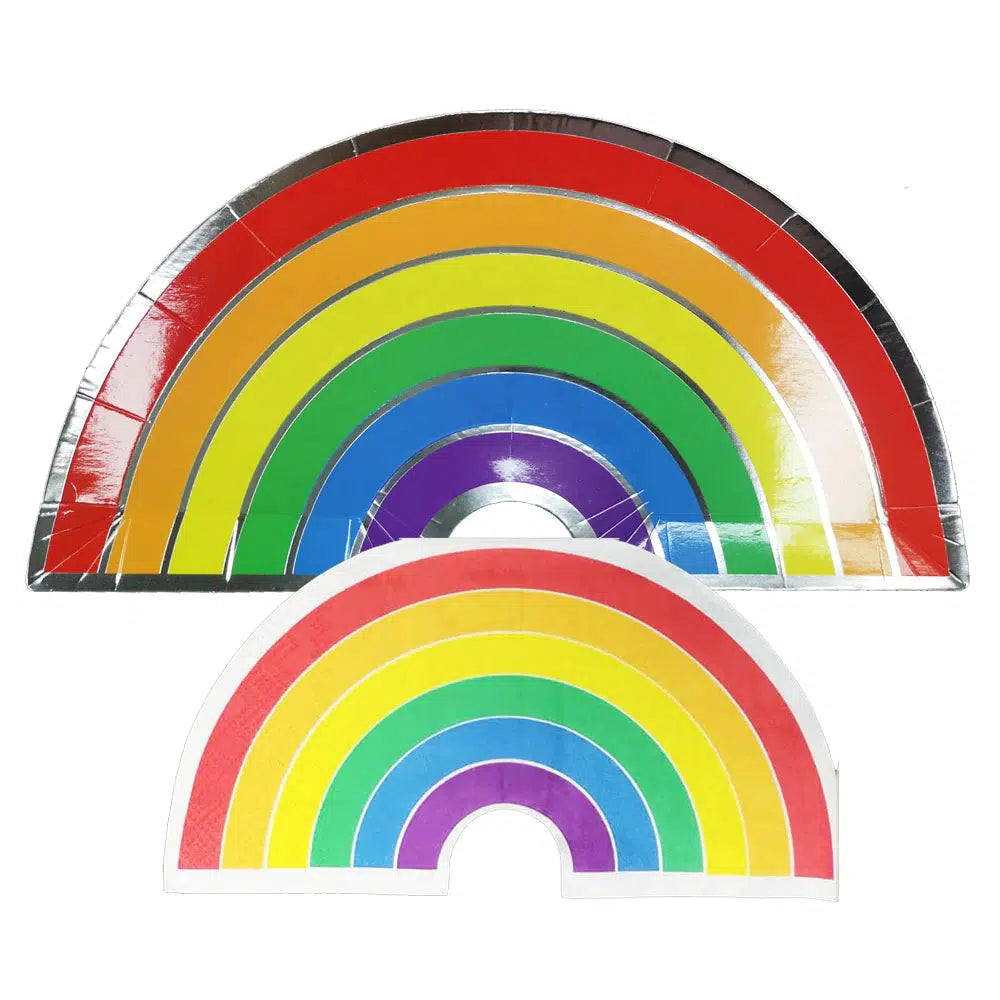 Rainbow Shaped Plate (8pk)